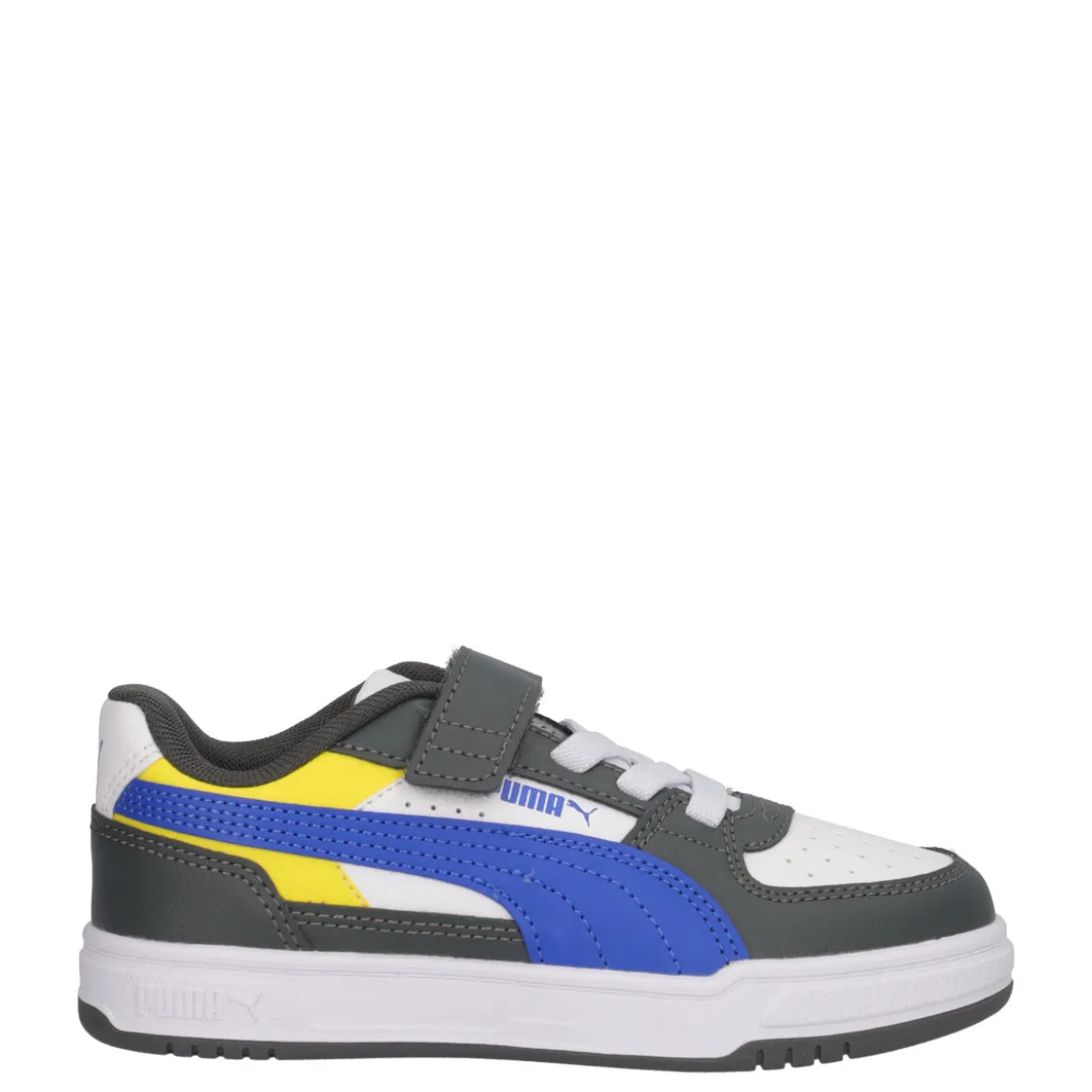 CAVEN III BLOCK AC PS Sneakers Junior Bianche, Grigie e Blu