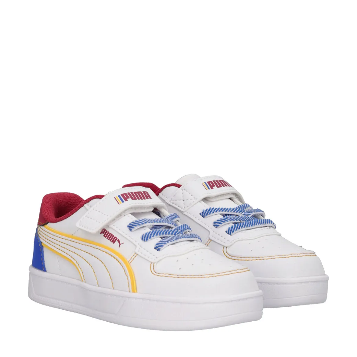 CAVEN 2.0 STARBLITZ AC INF Sneakers Bambino Bianche, Rosse e Gialle