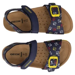 CHALKI Sandali Bambini Blu e Gialli