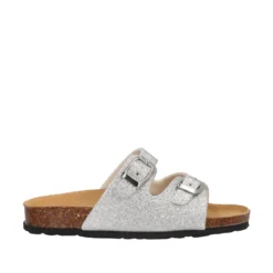 Ciabatte Bambina Argento Glitter
