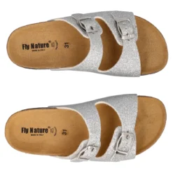 Ciabatte Bambina Argento Glitter