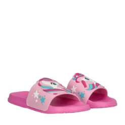 Ciabatte Bambina Fucsia Unicorno