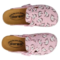 Ciabatte Bambina Rosa con Unicorni