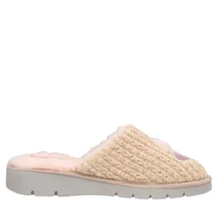 Ciabatte Casa Donna Rosa e Beige