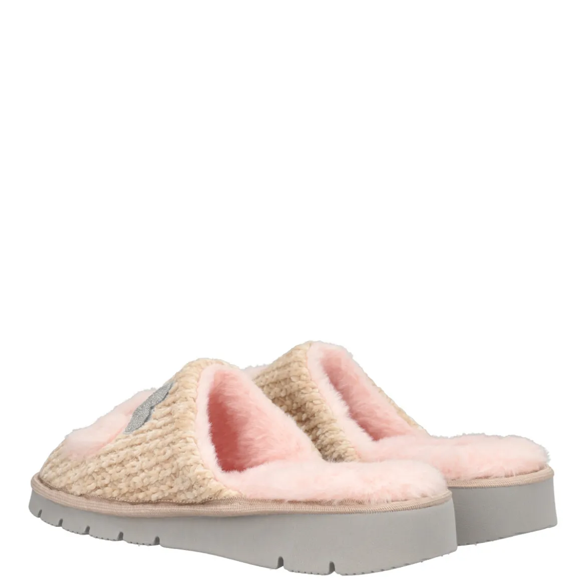 Ciabatte Casa Donna Rosa e Beige