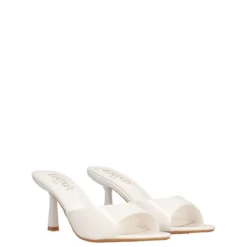 Ciabatte con Tacco Donna Bianche
