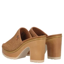 Ciabatte con Tacco Donna Camel