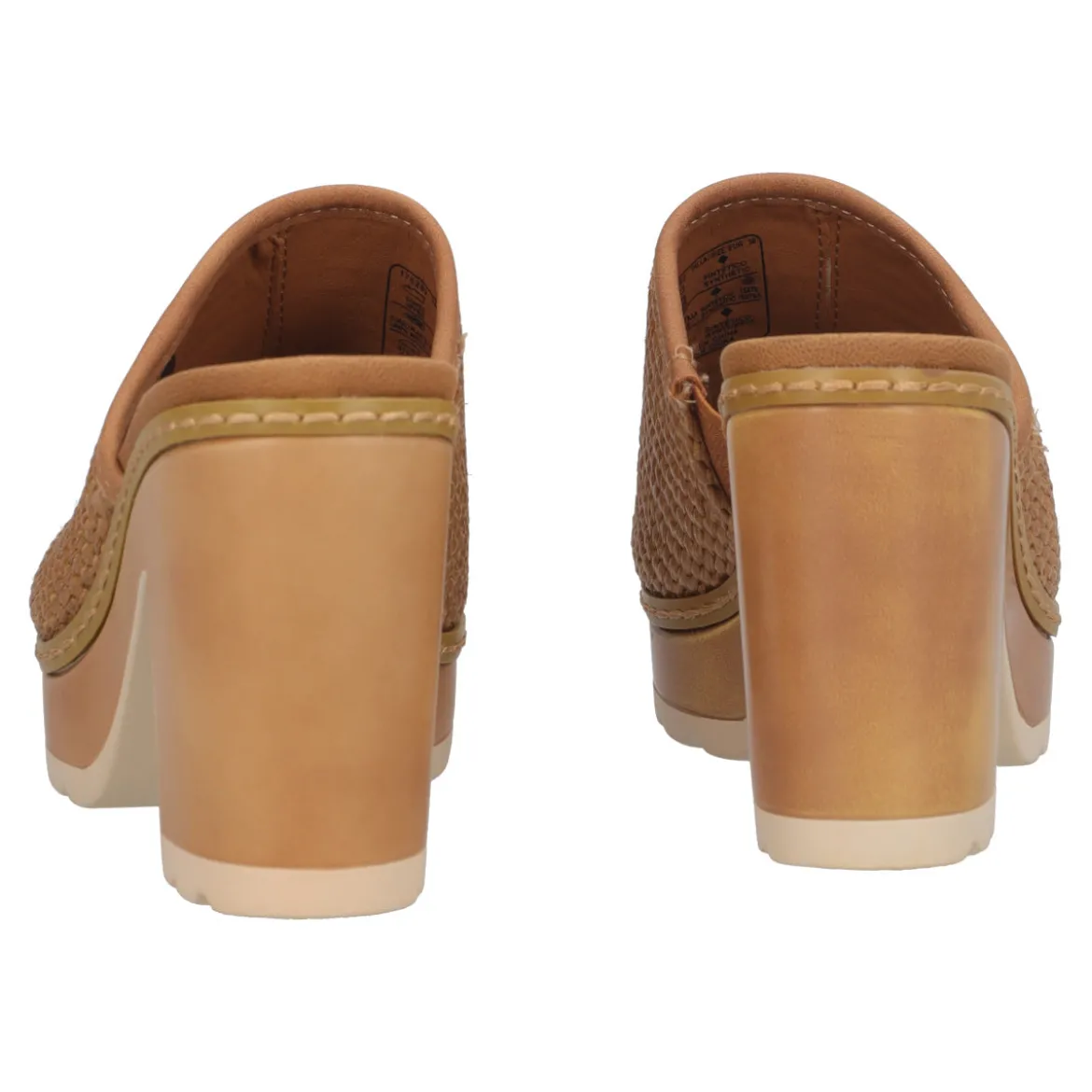 Ciabatte con Tacco Donna Camel