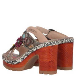 Ciabatte con Tacco Donna Grigie