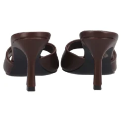 Ciabatte con Tacco Donna Marroni