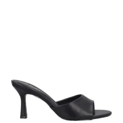 Ciabatte con Tacco Donna Nere