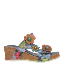 Ciabatte con Zeppa Donna Blu