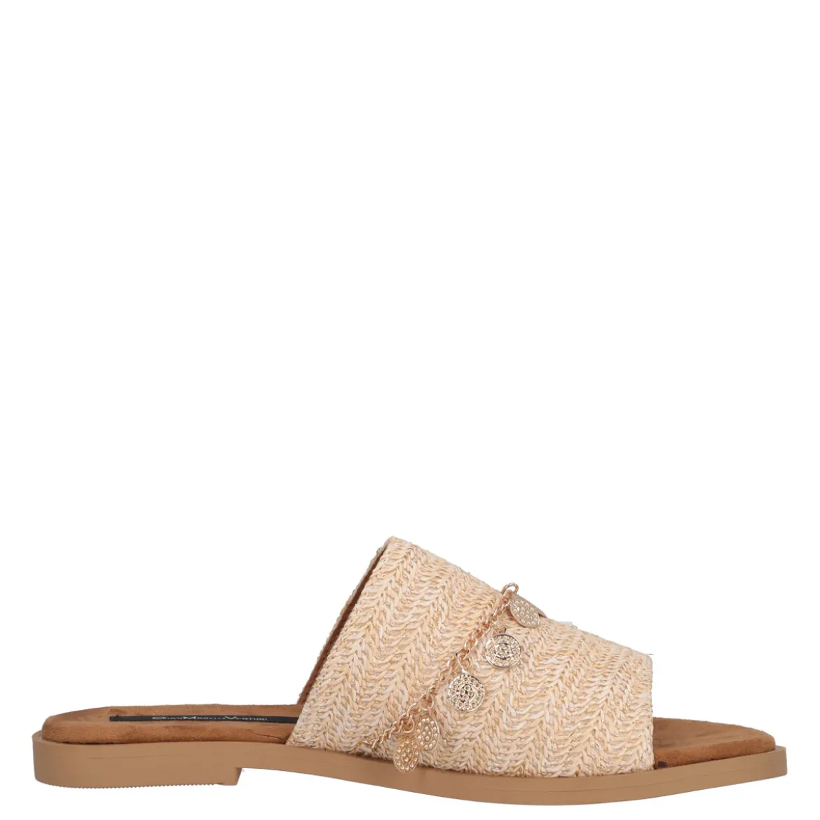 Ciabatte Donna Beige e Oro