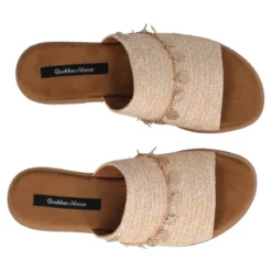 Ciabatte Donna Beige e Oro