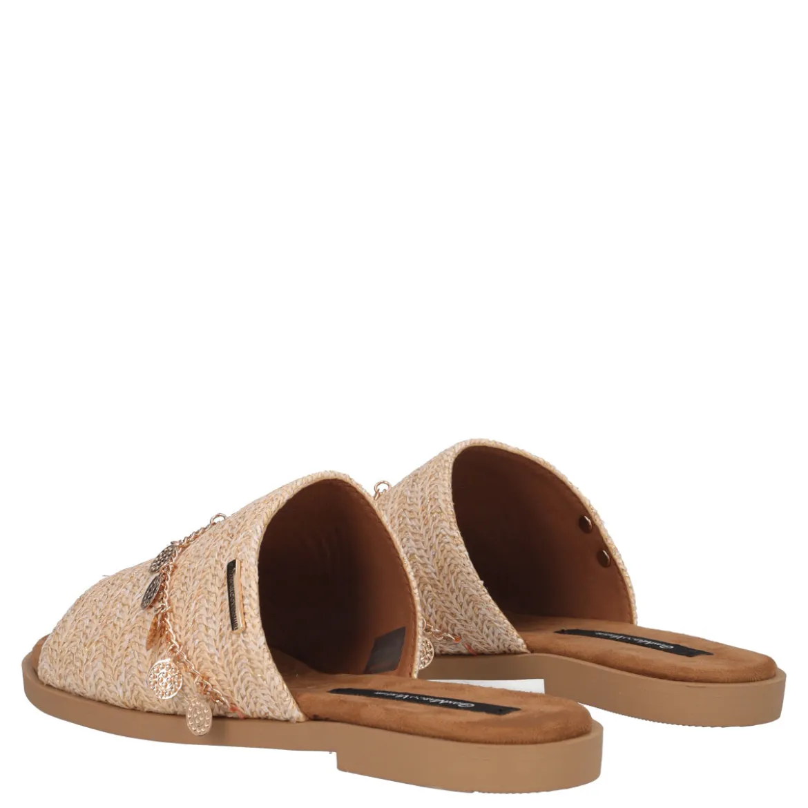 Ciabatte Donna Beige e Oro
