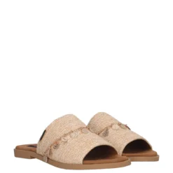Ciabatte Donna Beige e Oro
