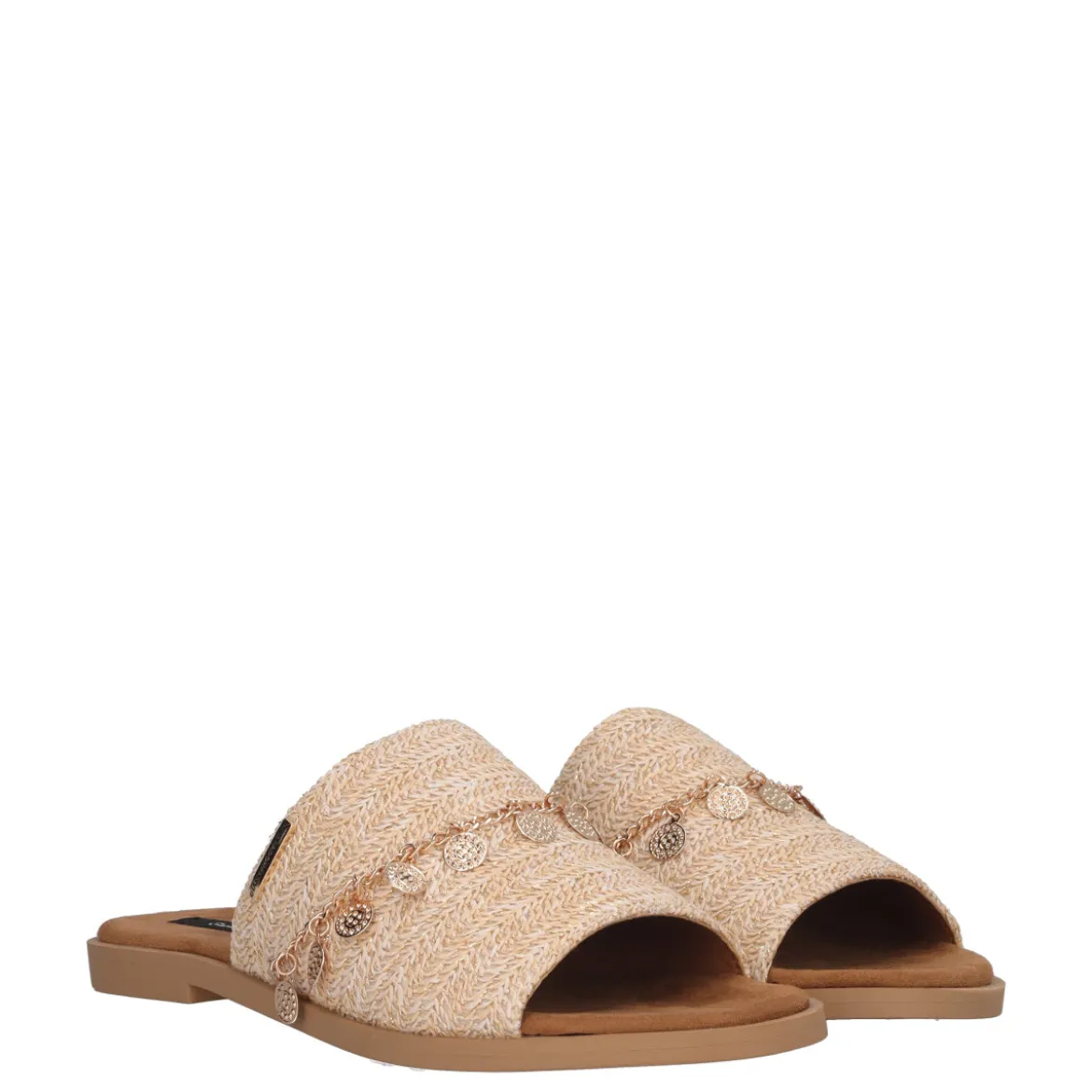 Ciabatte Donna Beige e Oro