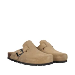 Ciabatte Donna Beige in Pelle