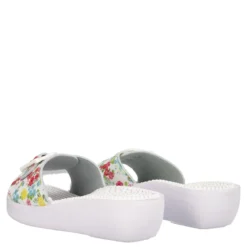 Ciabatte Donna Bianche con Fiori