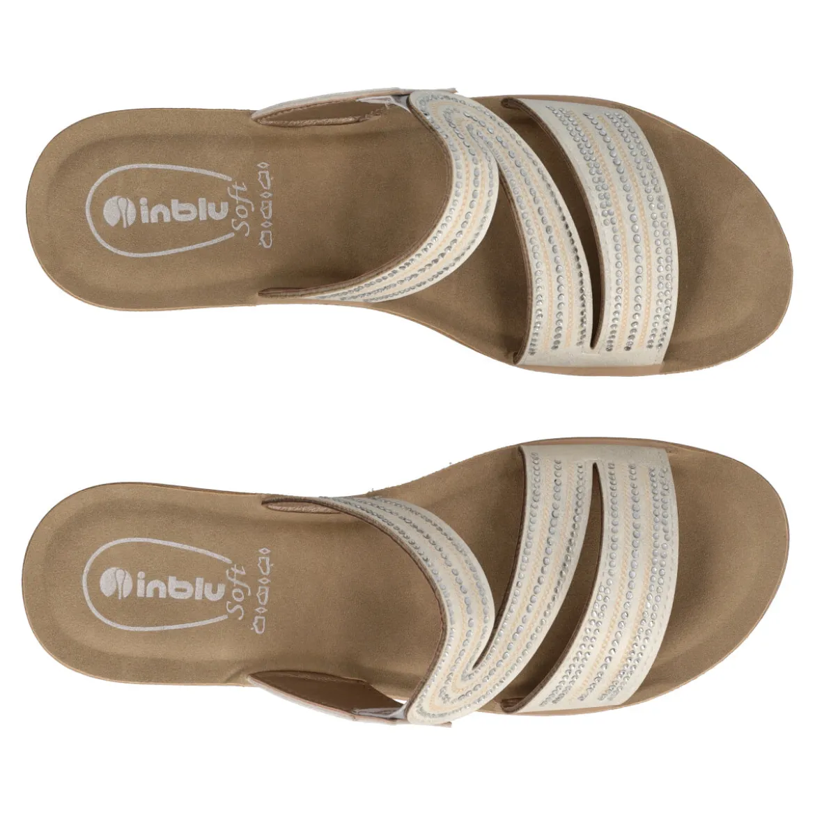 Ciabatte Donna Bianche e Beige
