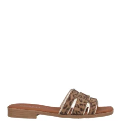 Ciabatte Donna Leopardate e Oro