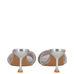 Ciabatte Moda Donna Argento