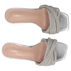 Ciabatte Moda Donna Argento