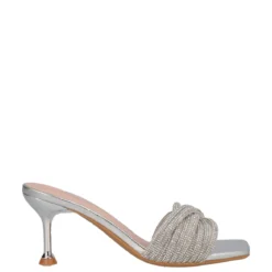 Ciabatte Moda Donna Argento