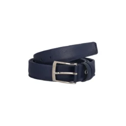 Cintura Uomo Blu Vitello