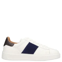 CLASSIC COURT BAND MAN BLUBBER Sneakers Uomo Bianche, Blu e Marroni
