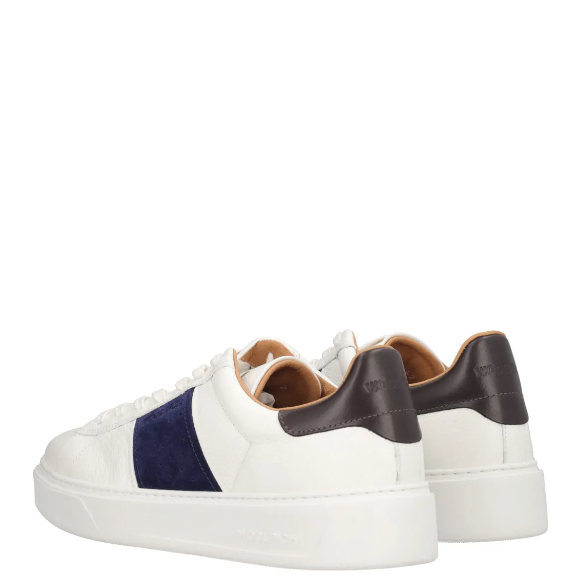 CLASSIC COURT BAND MAN BLUBBER Sneakers Uomo Bianche, Blu e Marroni