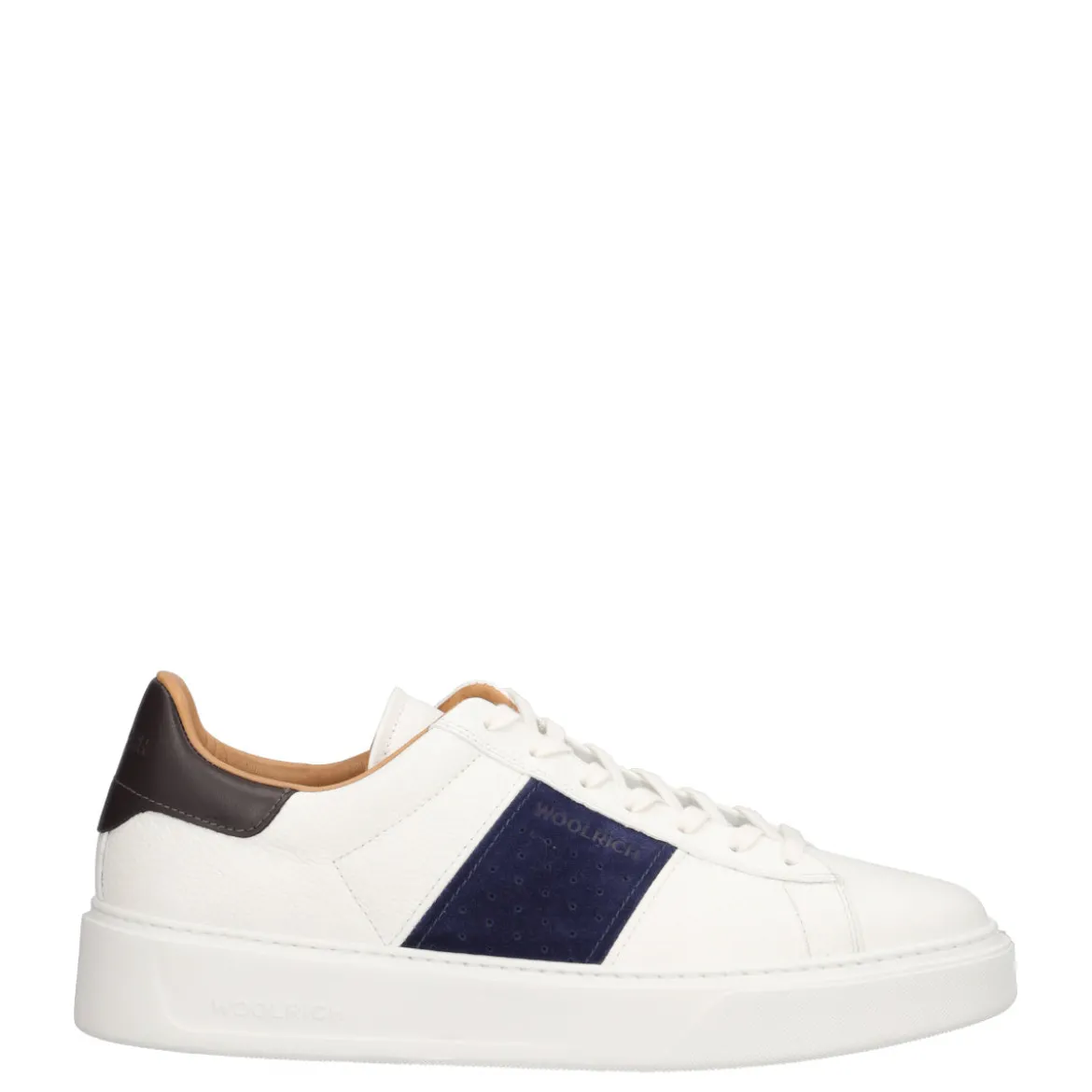 CLASSIC COURT BAND MAN BLUBBER Sneakers Uomo Bianche, Blu e Marroni