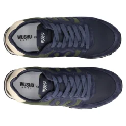 CLUB Sneakers Uomo Blu in Pelle