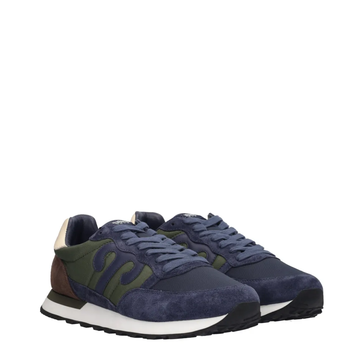 CLUB Sneakers Uomo Blu in Pelle