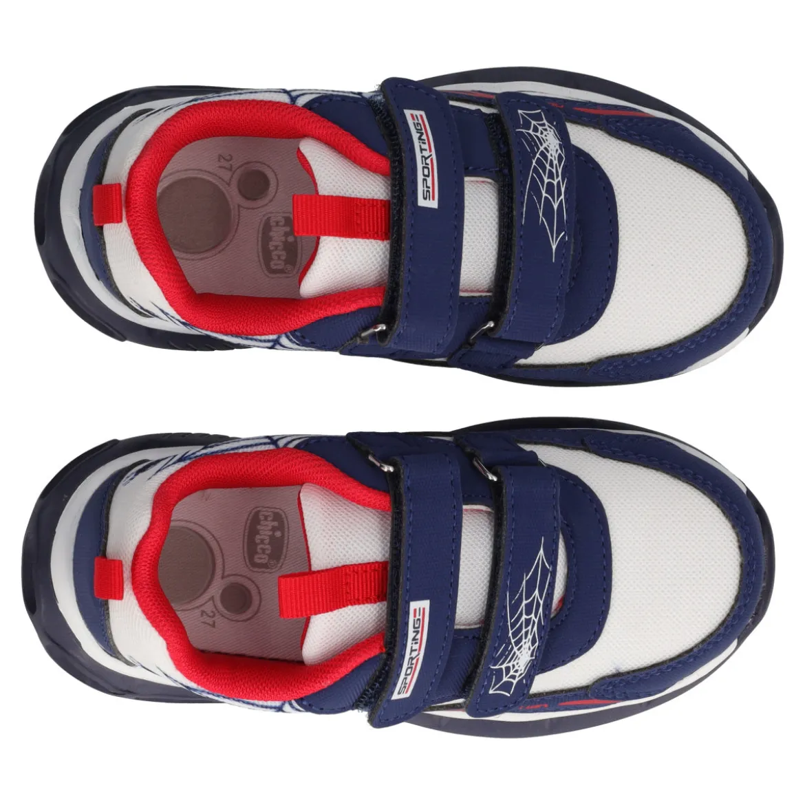 COCIS Sneakers Bambino Blu e Bianche con Luci