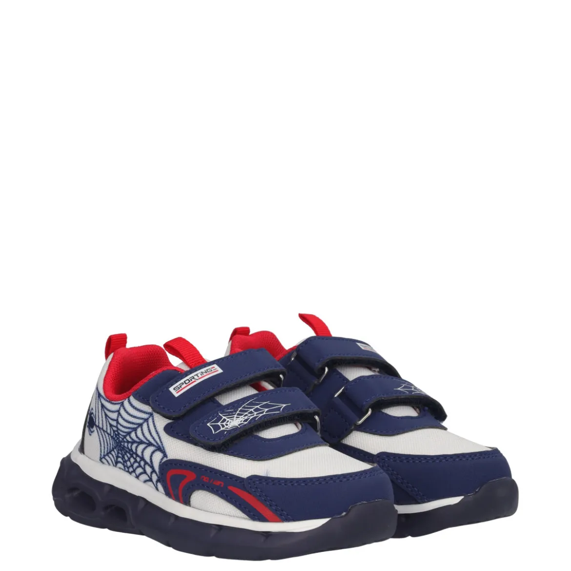 COCIS Sneakers Bambino Blu e Bianche con Luci