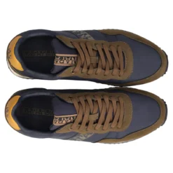 COSMOS 01 Sneakers Uomo Blu e Marroni