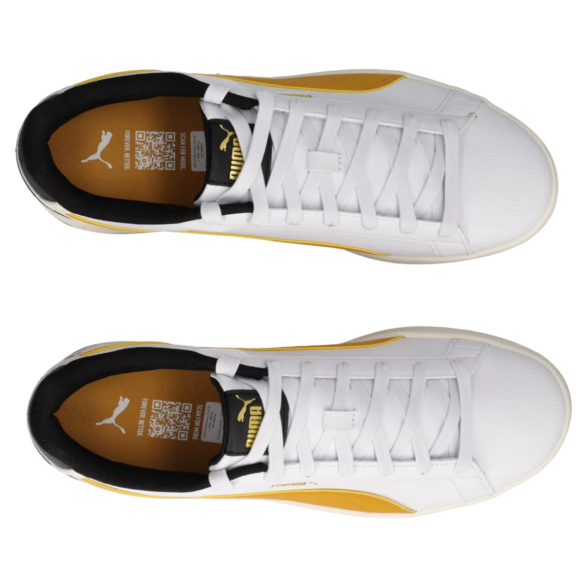 COURT CLASSICO Sneakers Uomo Bianche, Nere e Gialle