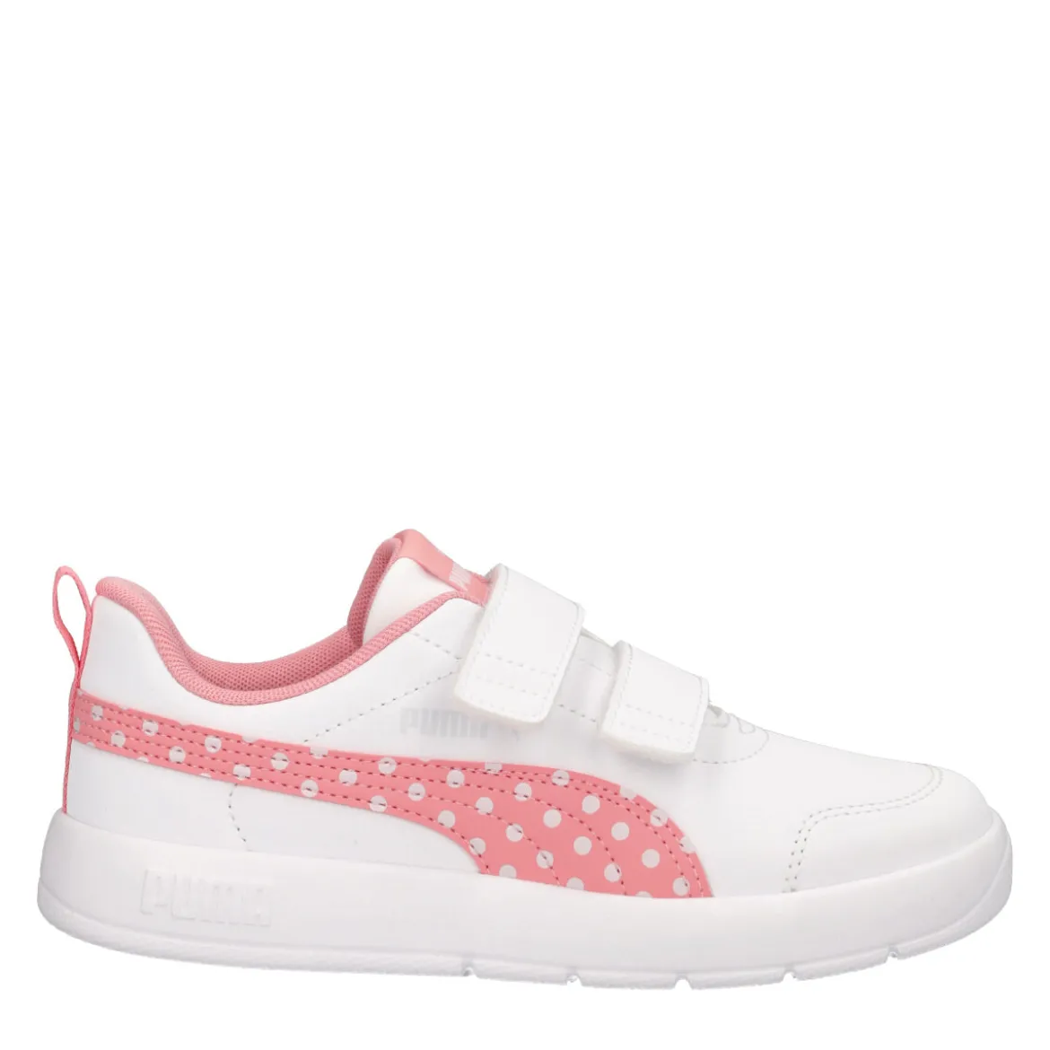 COURTFLEX V3 DOTTY V PS Sneakers Bambina Bianche e Rosa