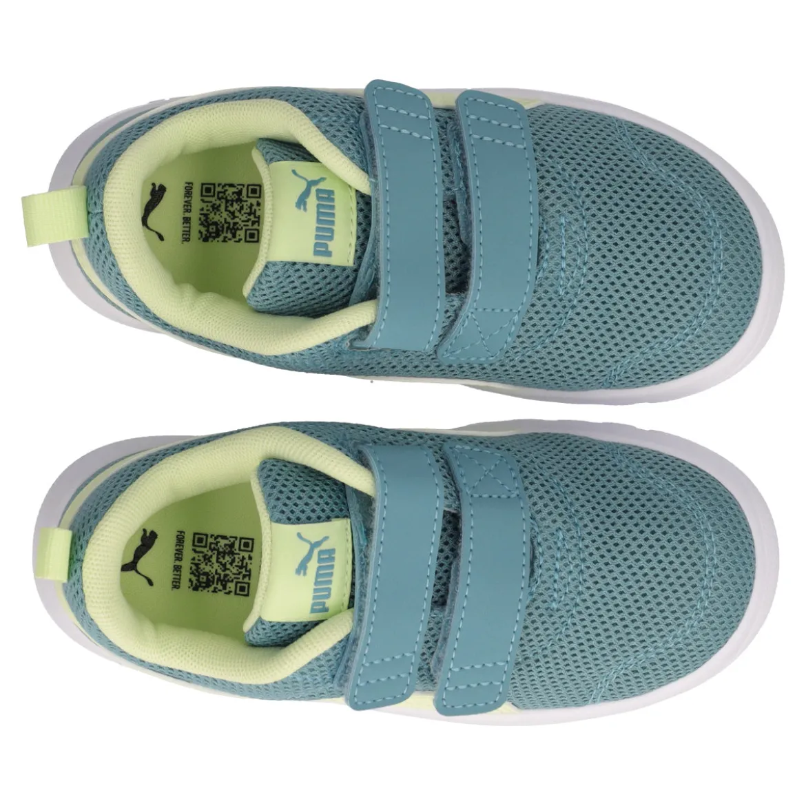 COURTFLEX V3 MESH INF Sneakers Junior verdi e Gialle