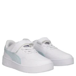 COURT LALLY AC PS Sneakers Bambini Bianche e Verde Acqua