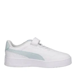 COURT LALLY AC PS Sneakers Bambini Bianche e Verde Acqua