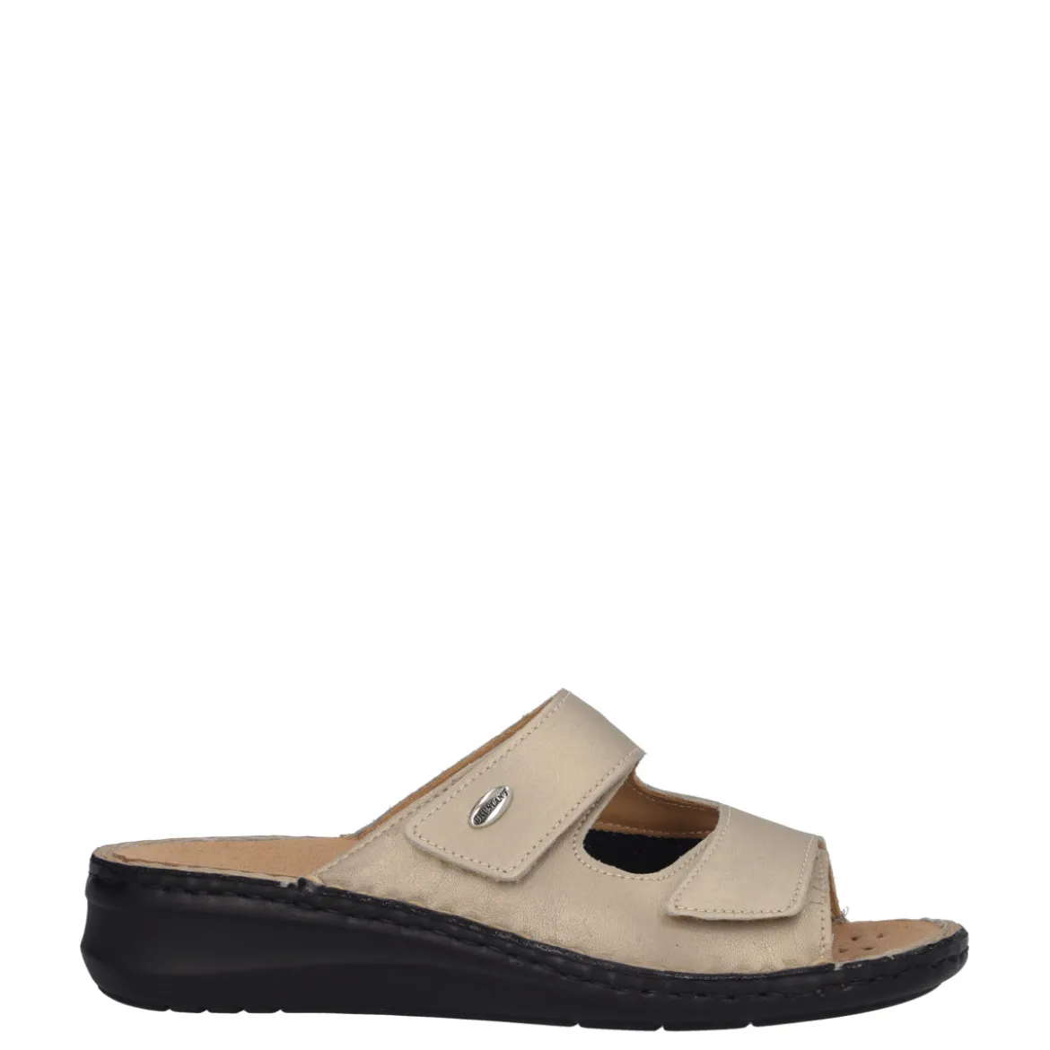 DAMI Ciabatte Comfort Donna Platino