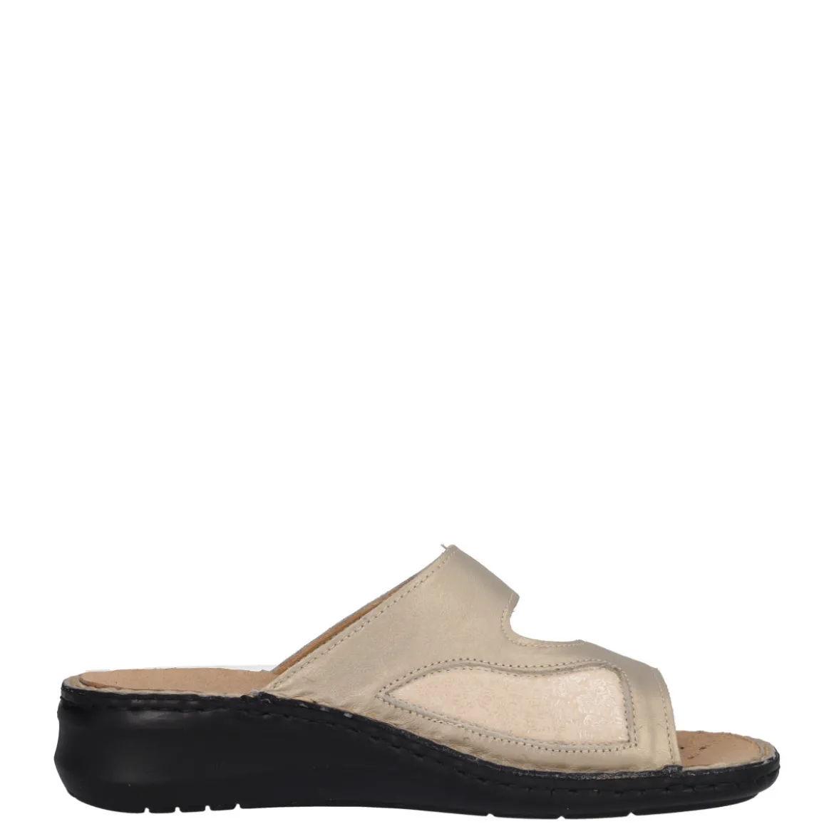DAMI Ciabatte Comfort Donna Platino