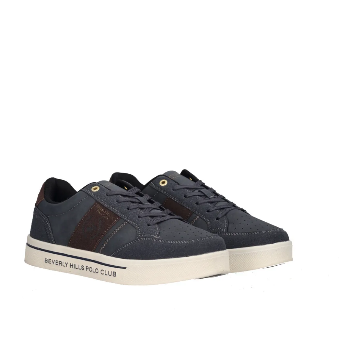 DANIEL ORTEGA MIX Sneaker Uomo Blu e Marroni