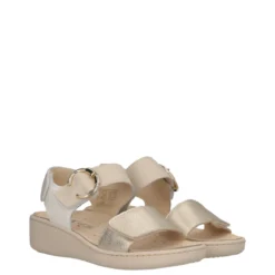 DAYANA Sandali comfort Donna Oro e Beige