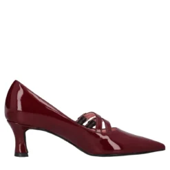 Décolleté Donna Bordeaux in Vernice