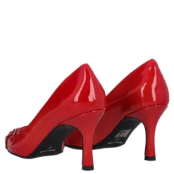 Décolleté Donna Rosse in Vernice Cristal