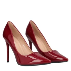 Décolleté Donna Rosse Lucide Tacco a Spillo 11 cm
