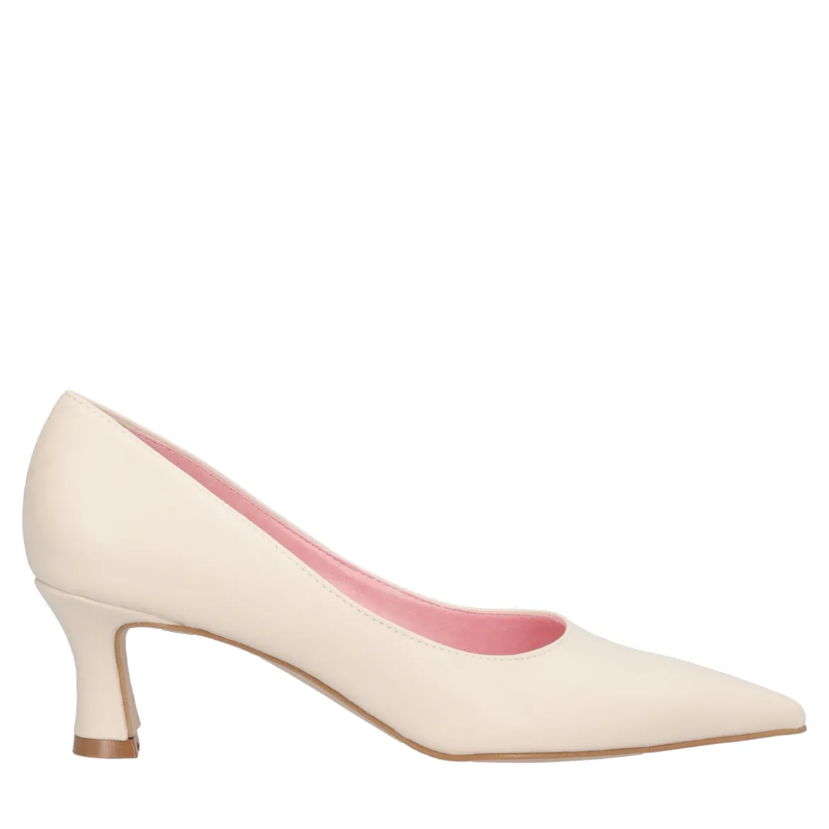 décolleté panna tacco 6 cm